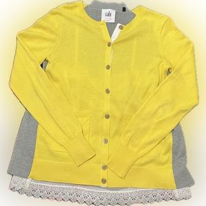 Cabi, Layered sweater, Size small